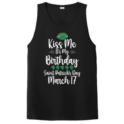 Saint Patrick's Day March Born Irish Birthday PosiCharge Competitor Tank