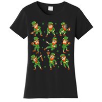 St Patricks Day Leprechaun Baseball Player Women's T-Shirt