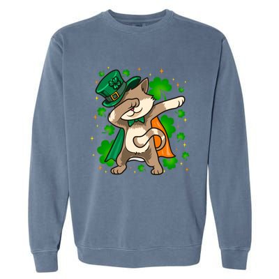 St Patricks Day Catricks Cat Shenanigans Gift Garment-Dyed Sweatshirt