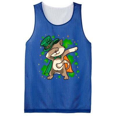 St Patricks Day Catricks Cat Shenanigans Gift Mesh Reversible Basketball Jersey Tank