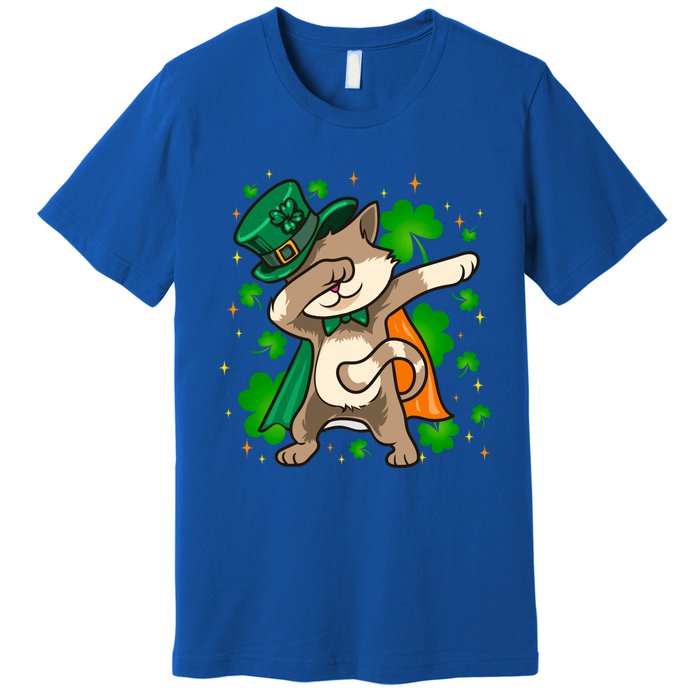 St Patricks Day Catricks Cat Shenanigans Gift Premium T-Shirt