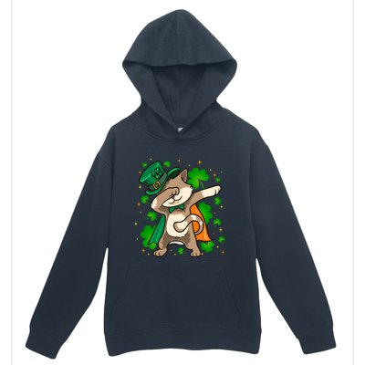 St Patricks Day Catricks Cat Shenanigans Gift Urban Pullover Hoodie