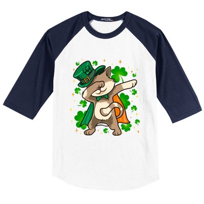 St Patricks Day Catricks Cat Shenanigans Gift Baseball Sleeve Shirt