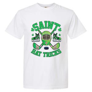 St Patrick's Day Hockey Saint Hatricks Shamrock S Garment-Dyed Heavyweight T-Shirt