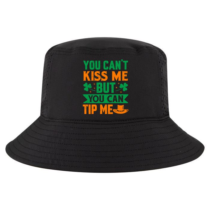 St Patrick's Day Lucky Shamrock Waitress Bartender Waiter Cool Comfort Performance Bucket Hat