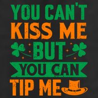 St Patrick's Day Lucky Shamrock Waitress Bartender Waiter Cool Comfort Performance Bucket Hat