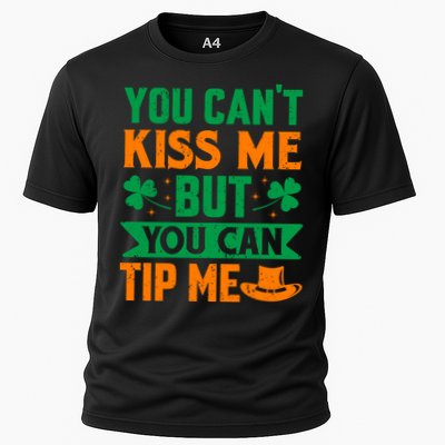 St Patrick's Day Lucky Shamrock Waitress Bartender Waiter Performance Shirt