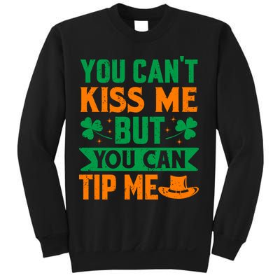St Patrick's Day Lucky Shamrock Waitress Bartender Waiter Sweatshirt