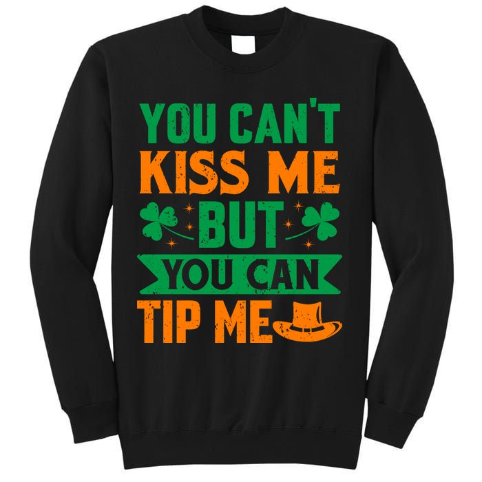 St Patrick's Day Lucky Shamrock Waitress Bartender Waiter Sweatshirt