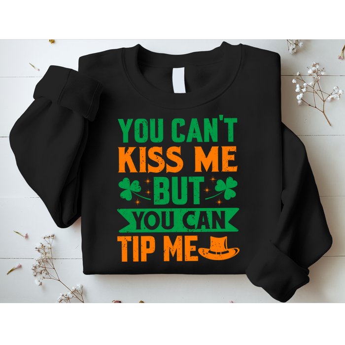 St Patrick's Day Lucky Shamrock Waitress Bartender Waiter Sweatshirt
