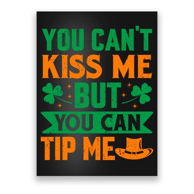 St Patrick's Day Lucky Shamrock Waitress Bartender Waiter Poster