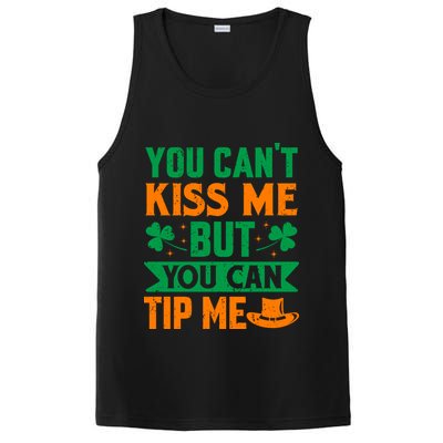 St Patrick's Day Lucky Shamrock Waitress Bartender Waiter PosiCharge Competitor Tank