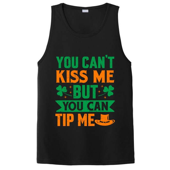 St Patrick's Day Lucky Shamrock Waitress Bartender Waiter PosiCharge Competitor Tank