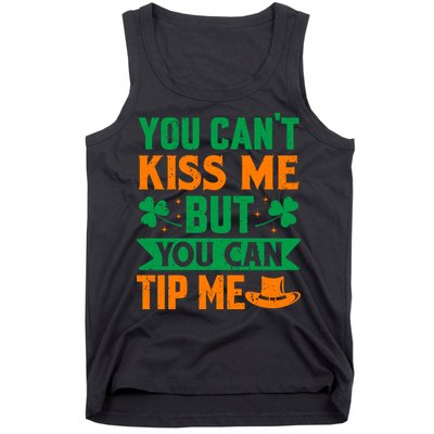 St Patrick's Day Lucky Shamrock Waitress Bartender Waiter Tank Top
