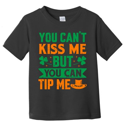 St Patrick's Day Lucky Shamrock Waitress Bartender Waiter Toddler T-Shirt