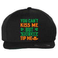 St Patrick's Day Lucky Shamrock Waitress Bartender Waiter Wool Snapback Cap
