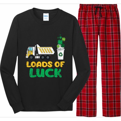 St Patricks Day Loads Of Luck Truck Long Sleeve Pajama Set