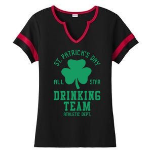 St. Patrick's Day Drinking Team Gift Drink Ladies Halftime Notch Neck Tee