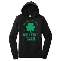 St. Patrick's Day Drinking Team Gift Drink Women's Pullover Hoodie