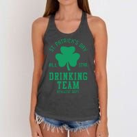 St. Patrick's Day Drinking Team Gift Drink Women's Knotted Racerback Tank