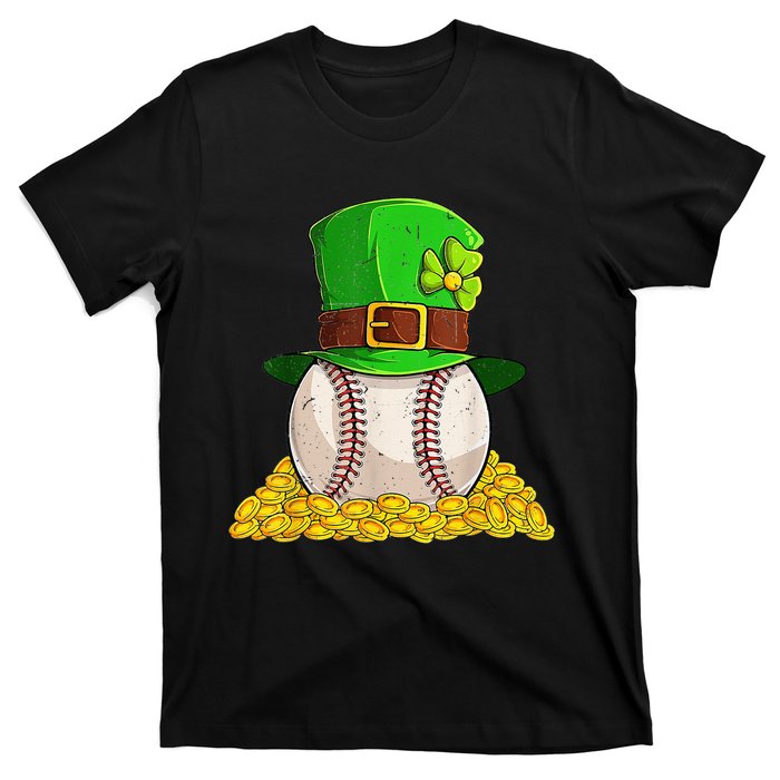 St Patricks Day Baseball Sharmcok Irish T-Shirt