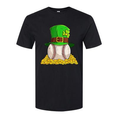 St Patricks Day Baseball Sharmcok Irish Softstyle® CVC T-Shirt