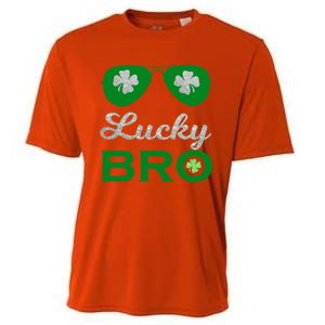 St Patricks Day Lucky Bro Gift Cooling Performance Crew T-Shirt