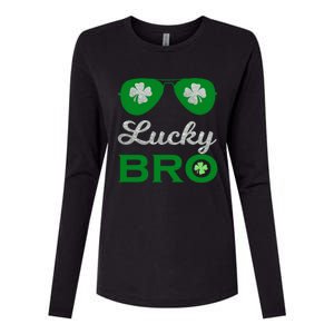 St Patricks Day Lucky Bro Gift Womens Cotton Relaxed Long Sleeve T-Shirt