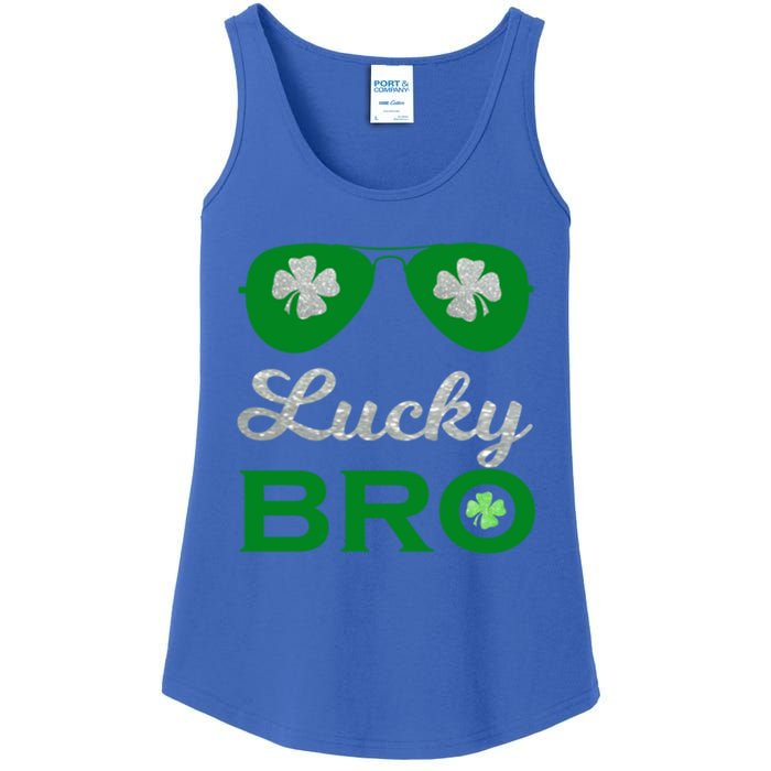 St Patricks Day Lucky Bro Gift Ladies Essential Tank