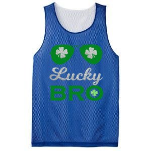 St Patricks Day Lucky Bro Gift Mesh Reversible Basketball Jersey Tank