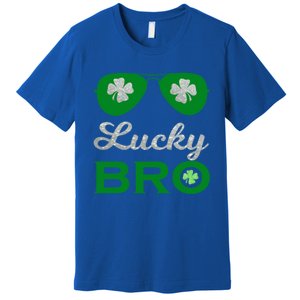 St Patricks Day Lucky Bro Gift Premium T-Shirt