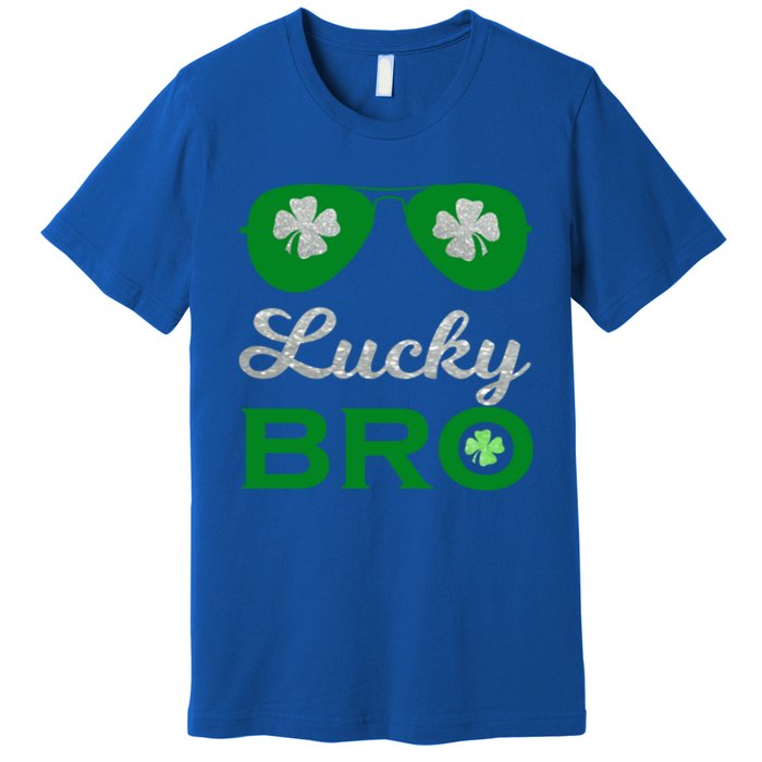 St Patricks Day Lucky Bro Gift Premium T-Shirt