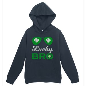 St Patricks Day Lucky Bro Gift Urban Pullover Hoodie