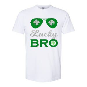 St Patricks Day Lucky Bro Gift Softstyle CVC T-Shirt