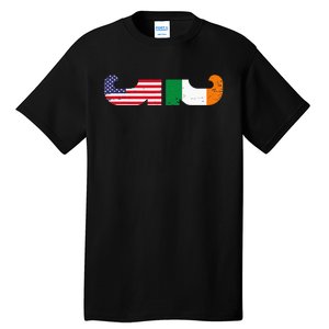 St Patrick's Day Show Your Dual Pride Irish American flags Tall T-Shirt