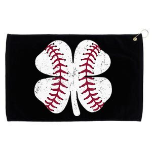 St Patricks Day Shamrock Baseball Saint Paddy's Grommeted Golf Towel