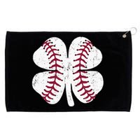 St Patricks Day Shamrock Baseball Saint Paddy's Grommeted Golf Towel