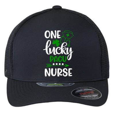 St Patrick`s Day Irish One Lucky Pacu Nurse Hospital Doctor Gift Flexfit Unipanel Trucker Cap