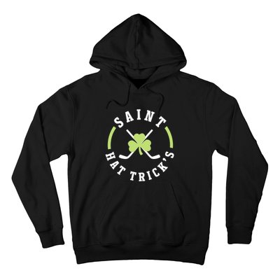 St. Patricks Day Hockey Shirt Saint Hat Trick's Day Hoodie