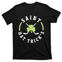 St. Patricks Day Hockey Shirt Saint Hat Trick's Day T-Shirt