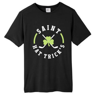 St. Patricks Day Hockey Shirt Saint Hat Trick's Day Tall Fusion ChromaSoft Performance T-Shirt