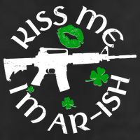 St Patricks Day Kiss Me Im Arish Ar Gun Cool Comfort Performance Bucket Hat