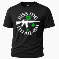 St Patricks Day Kiss Me Im Arish Ar Gun Cooling Performance Crew T-Shirt