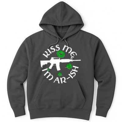 St Patricks Day Kiss Me Im Arish Ar Gun Hoodie