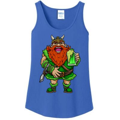 St Patricks Day Meaningful Gift Irish Viking Drawing Gift Meaningful Gift Ladies Essential Tank