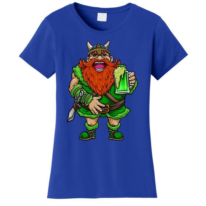 St Patricks Day Meaningful Gift Irish Viking Drawing Gift Meaningful Gift Women's T-Shirt