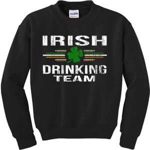 St Patrick's Day Funny Irish Drinking Team Graphic Kids Sweatshirt