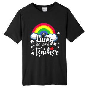 St Patricks Day Lucky 3rd Grade Teacher Cute Gift Tall Fusion ChromaSoft Performance T-Shirt