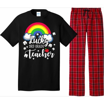 St Patricks Day Lucky 3rd Grade Teacher Cute Gift Pajama Set