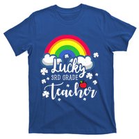 St Patricks Day Lucky 3rd Grade Teacher Cute Gift T-Shirt